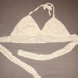 Knitted bra top